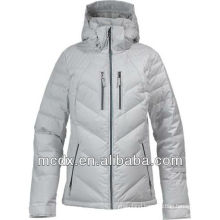 hooded trendy new design down jacket for women